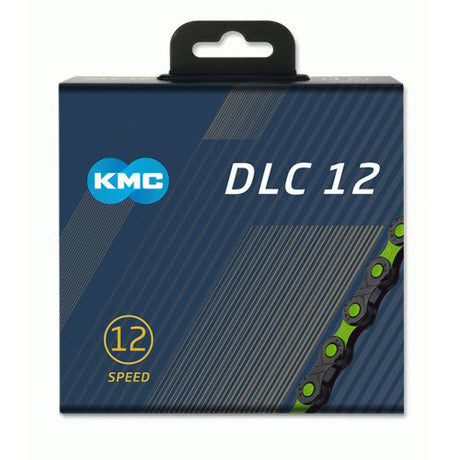 KMC Łańcuch rowerowy DLC 12 126 Schakels - 5,2 mm - Zielona czerń