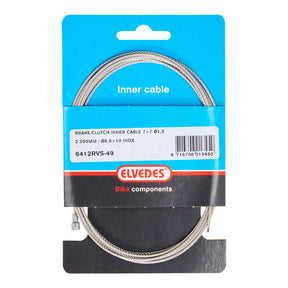 Elvedes REM Binnenkabel 2250 mm V-Nipple 6412RVS-49