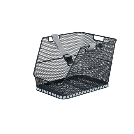 Basil Class - Schoolbag Rower Basket - z tyłu - czarny