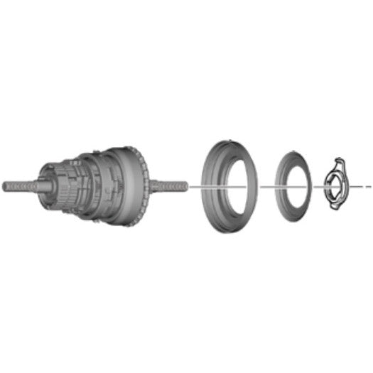 Wnętrze Shimano 175,5 mm REMNAAF SG-C3000-7C-DX