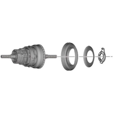 Wnętrze Shimano 175,5 mm REMNAAF SG-C3000-7C-DX