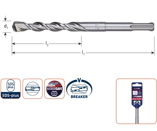 Wiertło Rotec SDS 410 460 14mm