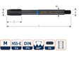 Rotec maszynowy kran din376 m10 stal nierdzewna ds