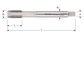 Gwint maszynowy Rotec din374 mf24x2