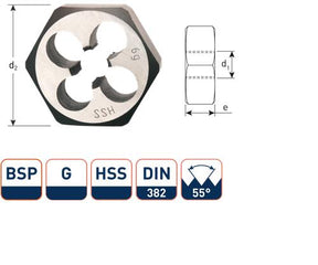 Nakrętka sześciokątna Rotec bsp g1 8 din382 hss