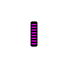 Śruba Rrp Proguard na v1 - przód - naklejka - standard - magenta