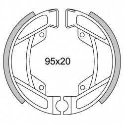 Segment hamulcowy Newfren 1246 Rapido Zenith