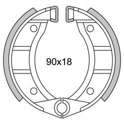 Segment hamulca Newfren GF0151 CIAO, SI Ø90mm dla (Spaakwiel)