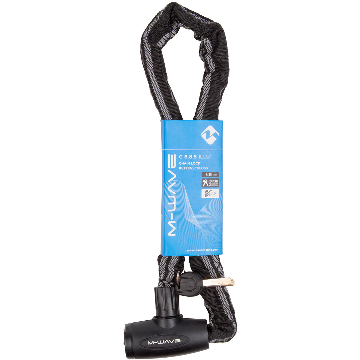 Blokada łańcucha M Smart Cat 6x85 cm czarny szary