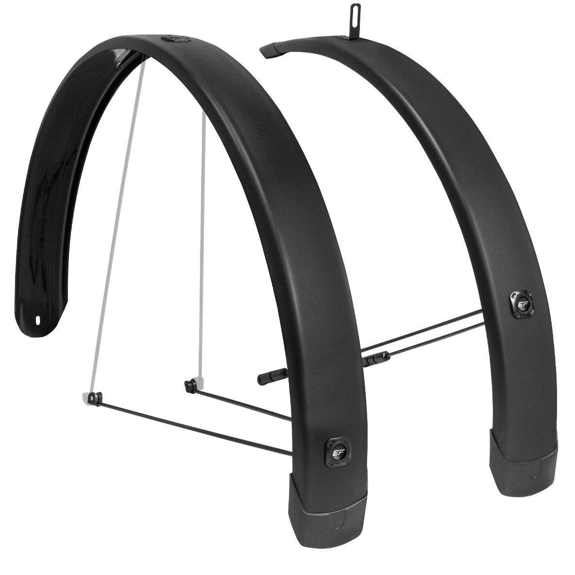 Zestaw błotników Eurofender Tempo Square 28 58mm, czarny mat