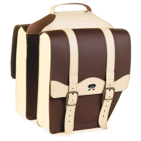 Podwójna torba Monte Grappa 17l Cruiser Vintage kremowa t.dimoro