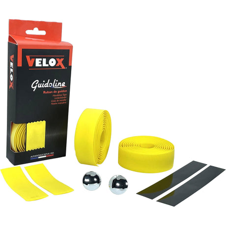 Velox kierownicę Lint Cork żółty - 1,75 m x 30 mm - lekki i tłumiący - sportowy akcesorium rowerowe