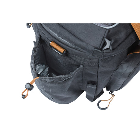 Basil Miles XL Pro Bagage Gwinting Bag, czarny, poliester, wodoodporny, 9-36L