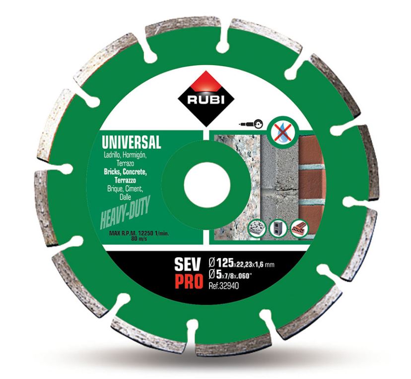 Rubi sev diamantschild 125 pro