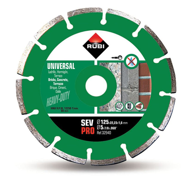 Rubi sev diamantschild 125 pro
