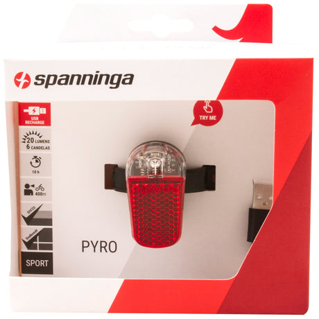 Oczekiwanie tylnych światła Pyro USB
