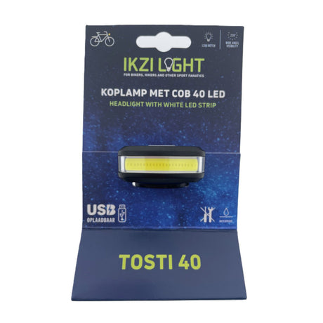 Reflektor Buzaglo ikzilight tosti 40 cob LED, ładowany przez USB