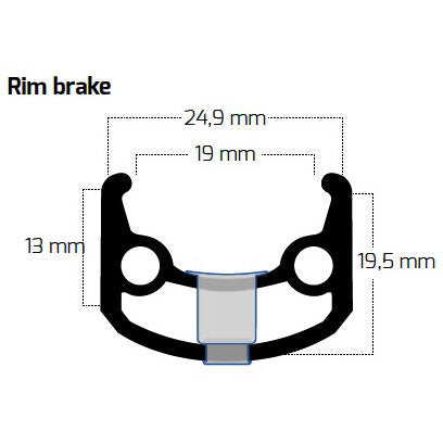 Felga Ryde Sputnik odbicie 28 622 36g 14g cnc alu srebrna