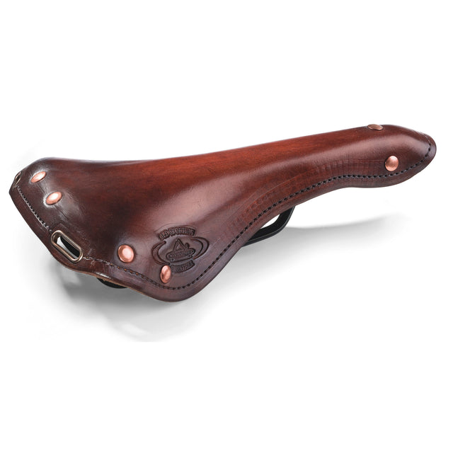 Saddle Monte Grappa Veer Smal Charleston Sport Skórzany D-Bruin