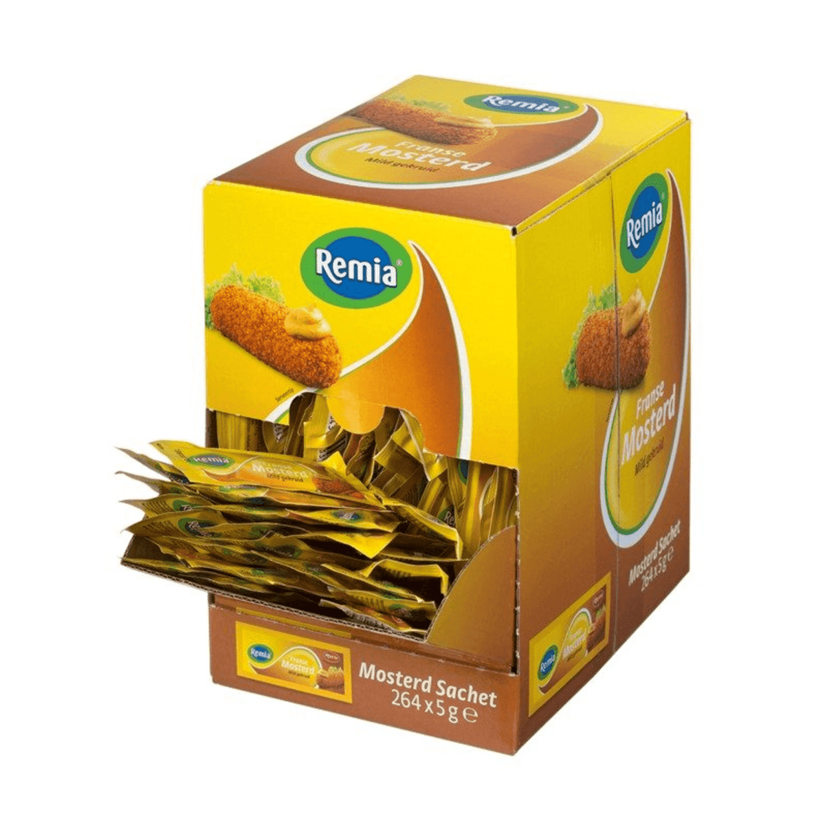 Saszetki z musztardą Remia (264x 5gr)