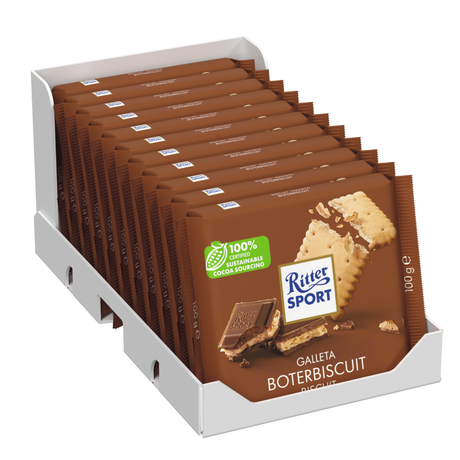 Ritter Sport Biszkopt maślany (11x 100gr)