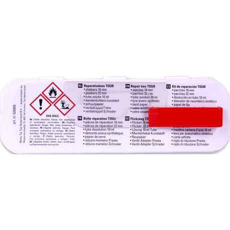 Wycieczka do naprawy 11,5 cm aluminium czerwona biała 15-częściowa