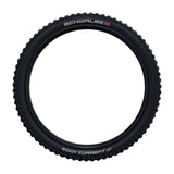 Przód wiroprądowy Schwalbe - tło - addix ultra soft - super trail - 29x2,40 - czarny