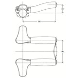 DEDA SET -up kierownicy węglowy Blast