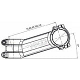 Deda-head cam zero 110mm bob alu 73-17gr. OEM 31,7 mm