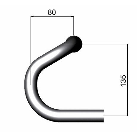 Deda st. Bend Special ⌀26mm 42 cm Polski srebro