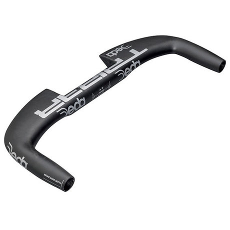 Kierownica Deda z włókna węglowego, outsize, 42 cm, czarna, 31,7 mm