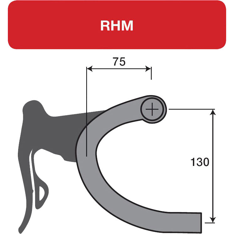Kierownica Deda zero2 dcr pob rhm-evo 40cmb b (38cm c c)
