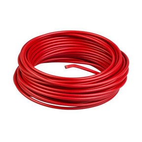 Preventa sznurek stalowy z czerwonego plasifu. rolka 10,5m