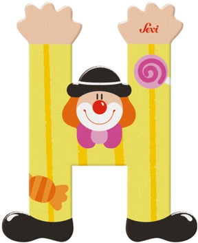 Klaun z literą Sevi h: 10 cm (81744)