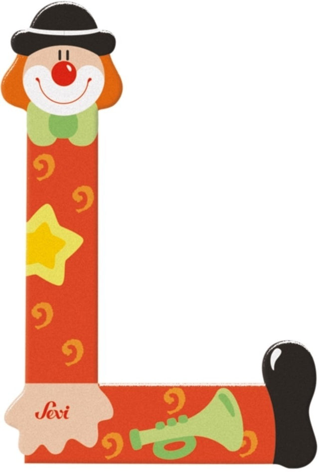 Klaun z literą Sevi l: 10 cm (81748)