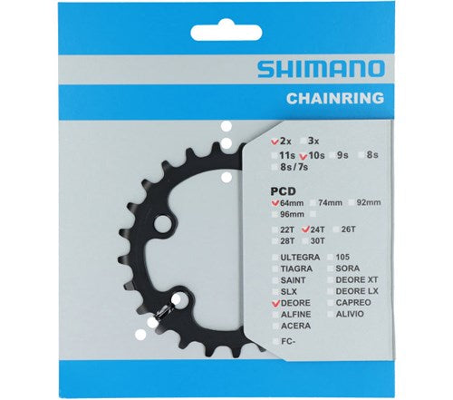 SHIMANO TOP TOP DEORE 10V 30T BCD 96 mm Y1WC98010 M6000