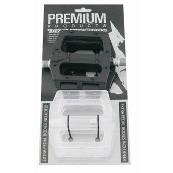 Rowery Haro Haro Premium 75770 Pedały z cienkiego plastiku + dodatkowy korpus przezroczysty