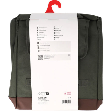 Rema tip top holandia b.v. torba Simson Urban Single | oliwkowa zieleń | 15l