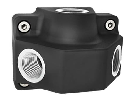 Alusic muurplaat in:1x1 2 uit:2x1 2