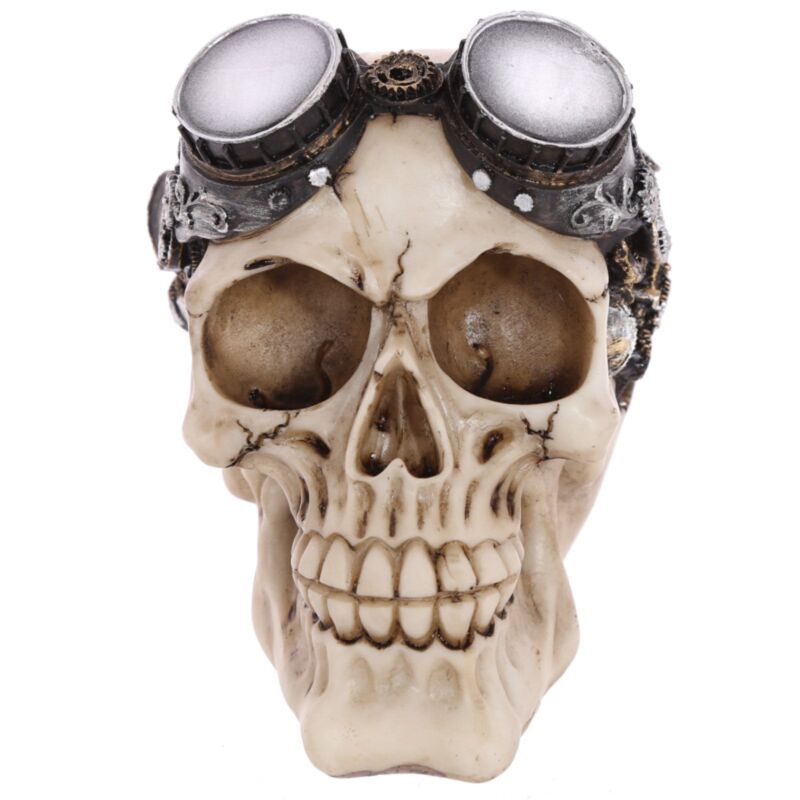 Domowe gogle motocyklowe w stylu steampunk