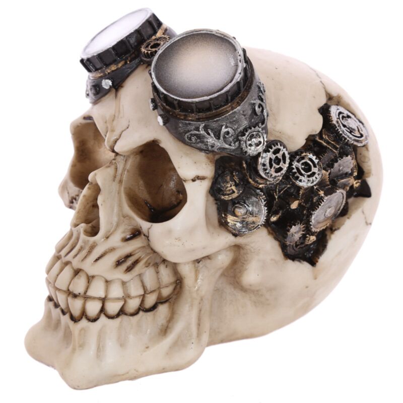 Domowe gogle motocyklowe w stylu steampunk