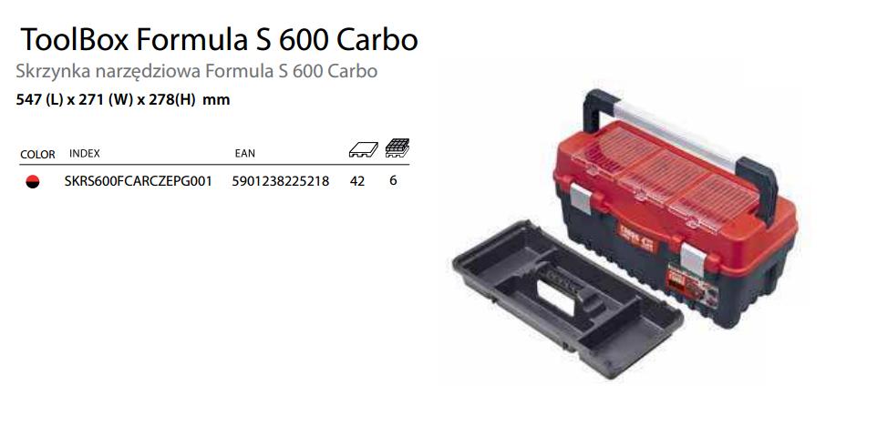 Patrol formulevak 600 s alu czerwona