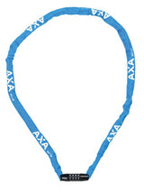 Łańcuszek Axa Lock sztywny 120cm zamek szyfrowy niebieski (karta)