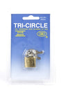 Padlock trójkołowy 20 mm z 3 kluczem blister