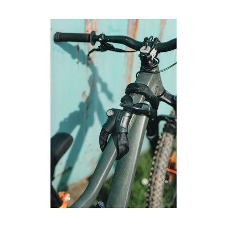 Zapięcie rowerowe Abus z zamkiem łańcuchowym - pętla nieskończoności 1806 - poziom bezpieczeństwa 6 - czarny - 110 cm - nadaje się do rowerów elektrycznych i rowerów miejskich