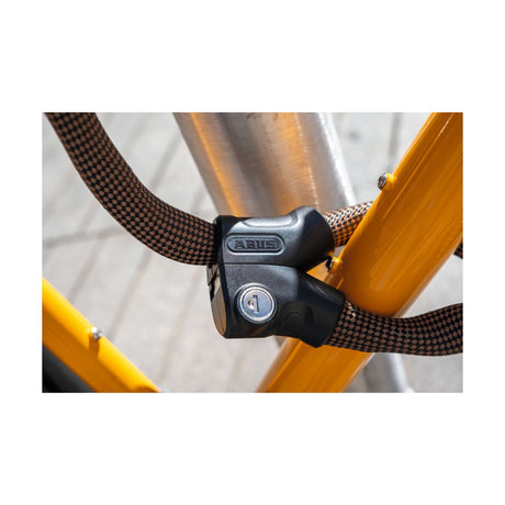 Blokada rowerowa Abus - pętla nieskończoności 1806 - poziom bezpieczeństwa 6 - pomarańczowy - 140 cm - nadaje się do rowerów elektrycznych i miejskich