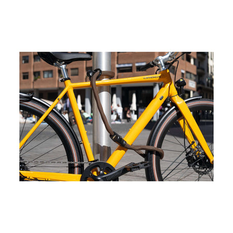 Blokada rowerowa Abus - pętla nieskończoności 1806 - poziom bezpieczeństwa 6 - pomarańczowy - 140 cm - nadaje się do rowerów elektrycznych i miejskich