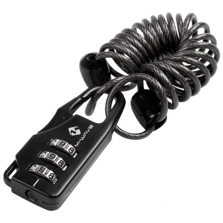 M-Wave mini-digit-slot 120 cm 3mm helmet lock