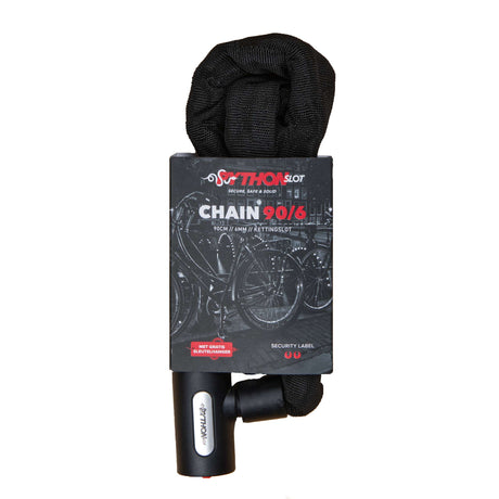 Zapięcie łańcuchowe Buzaglo Python Lock 6mmx90cm