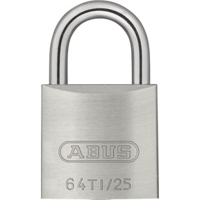 Padlock titalium 64Ti 25 Grey - 25 mm